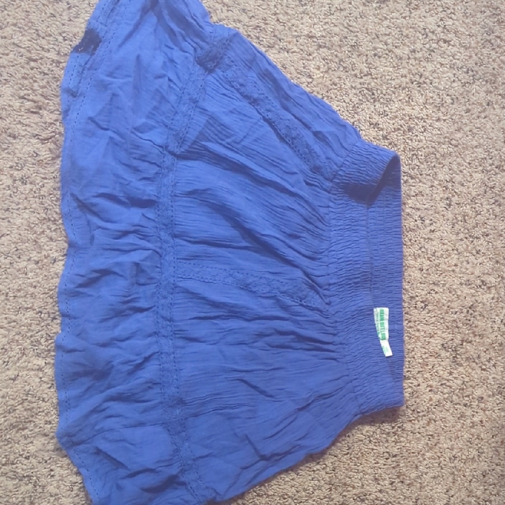 Selena Gomez Vibrant Blue Skirt